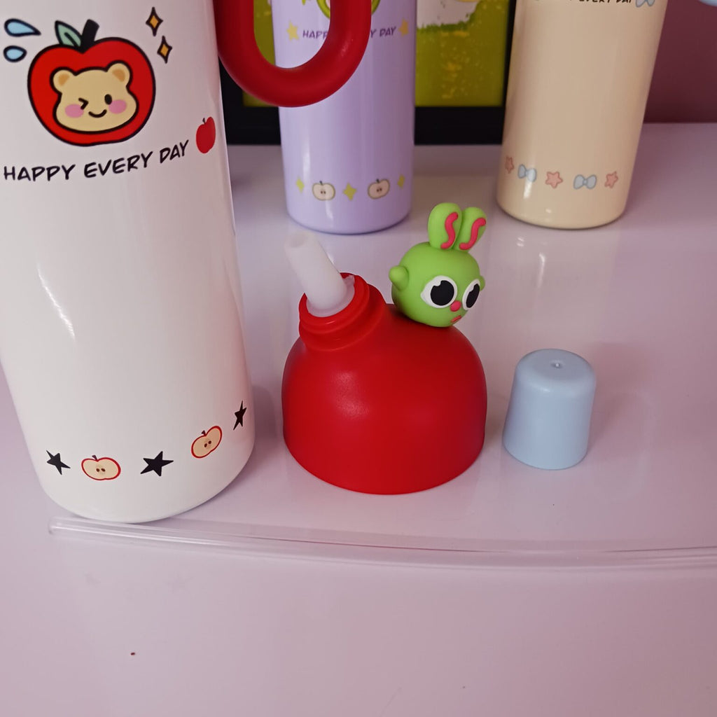 Happy Every Day Insulated Bottle with Straw | 800 ml