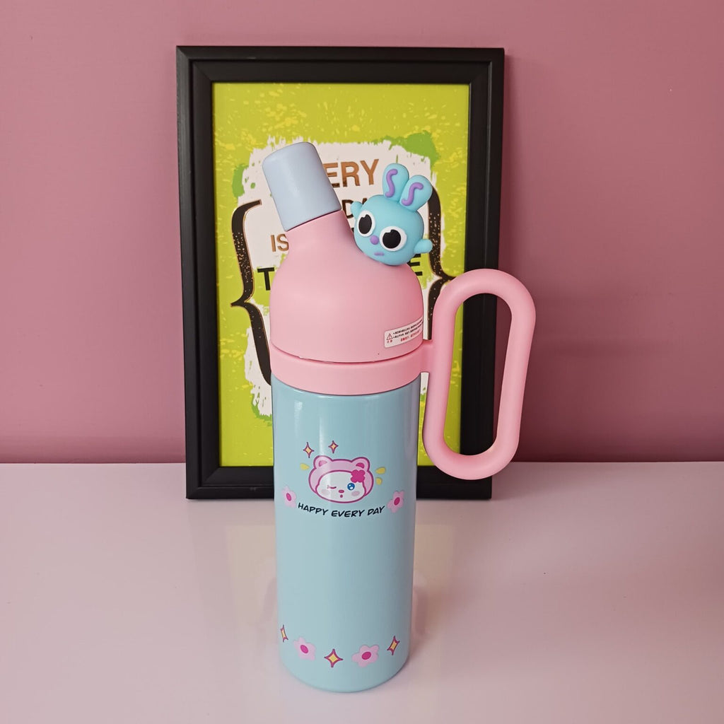 Happy Every Day Insulated Bottle with Straw | 800 ml