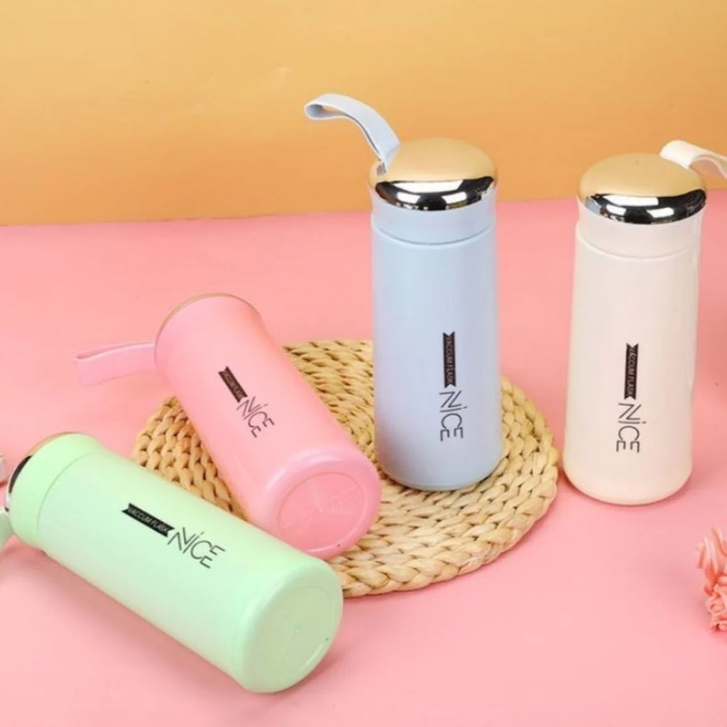Nice Vacuum Insulated Glass Water Bottle – 400 ml | BPA-Free