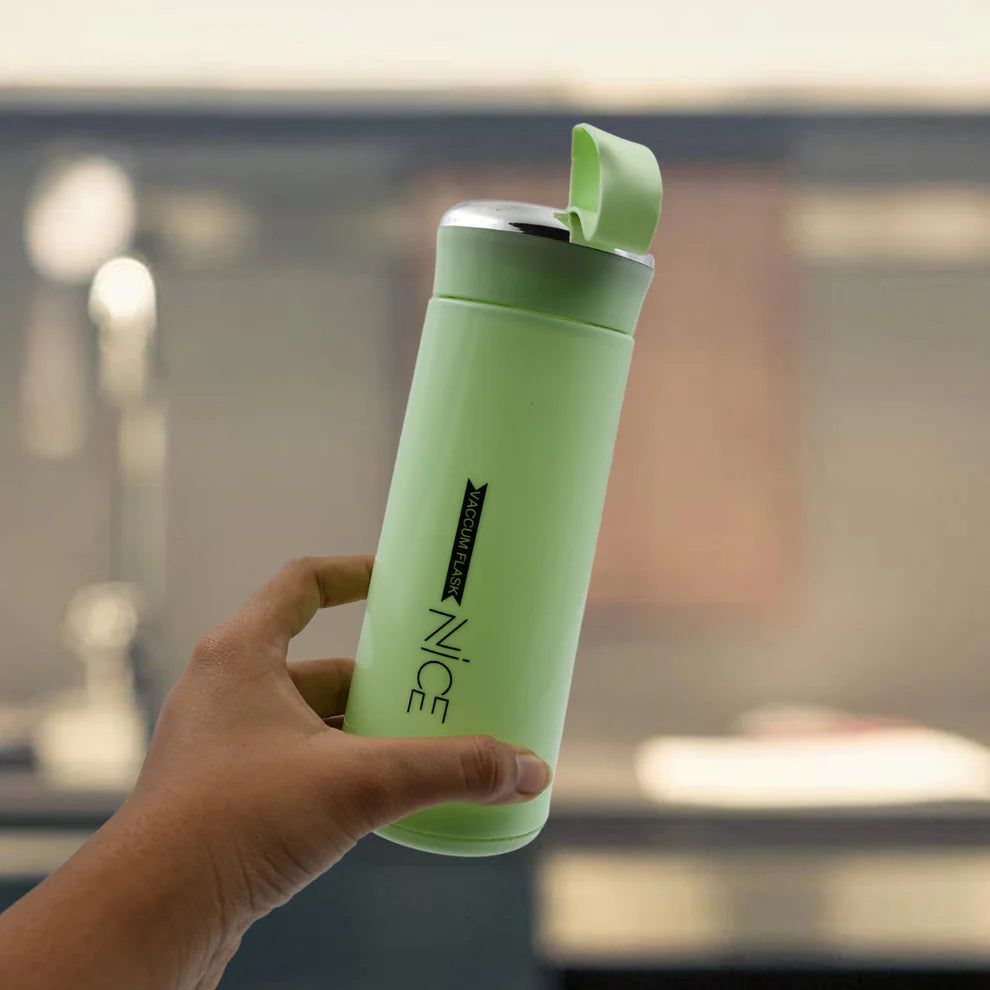 Nice Vacuum Insulated Glass Water Bottle – 400 ml | BPA-Free