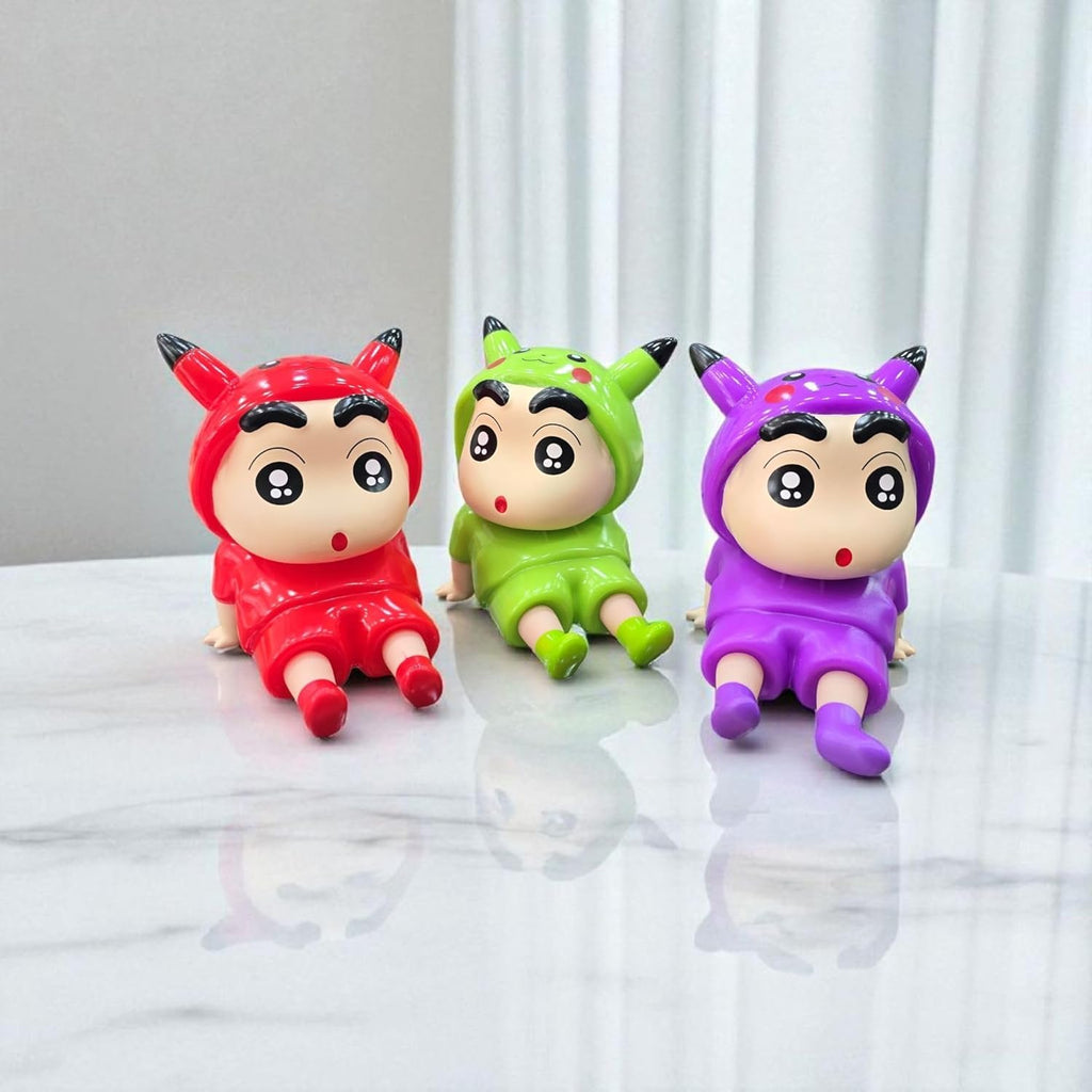 Shinchan Phone Stand - Pokemon Edition | Cute Decor Figure