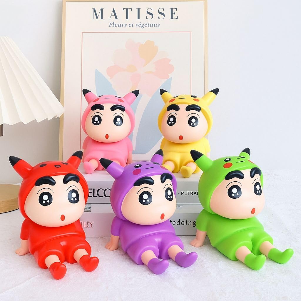 Shinchan Phone Stand - Pokemon Edition | Cute Decor Figure