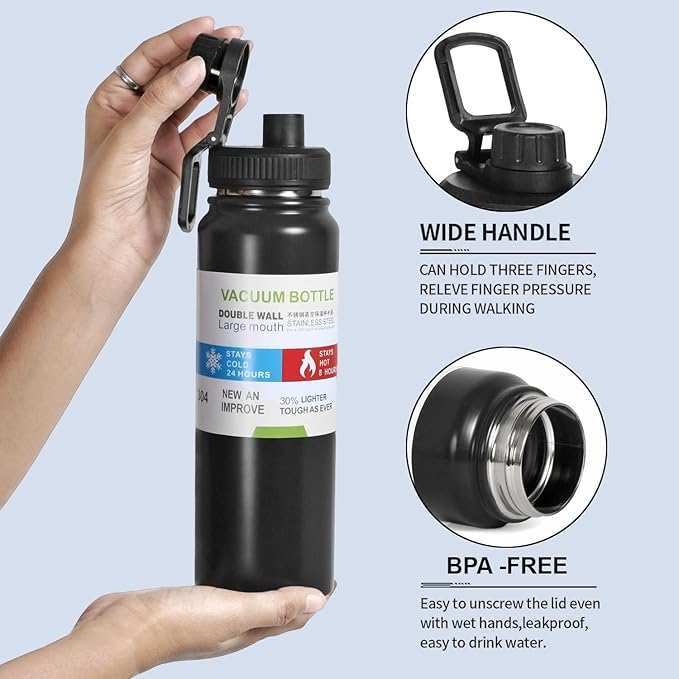 ThermoGuard Double Wall Vacuum Bottle