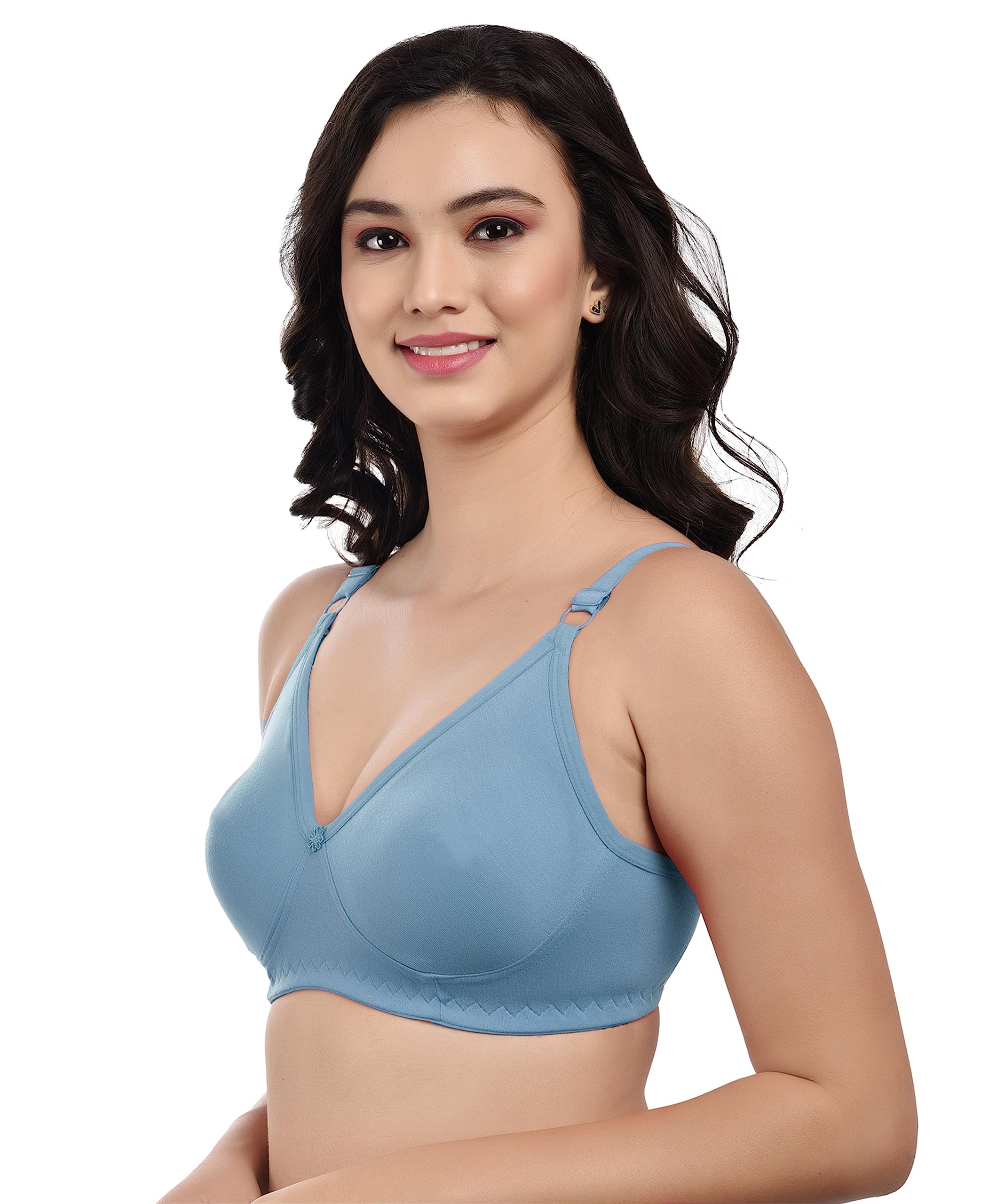 ILARIA Women Everyday Non Padded Bra (Set of 3) - Desire