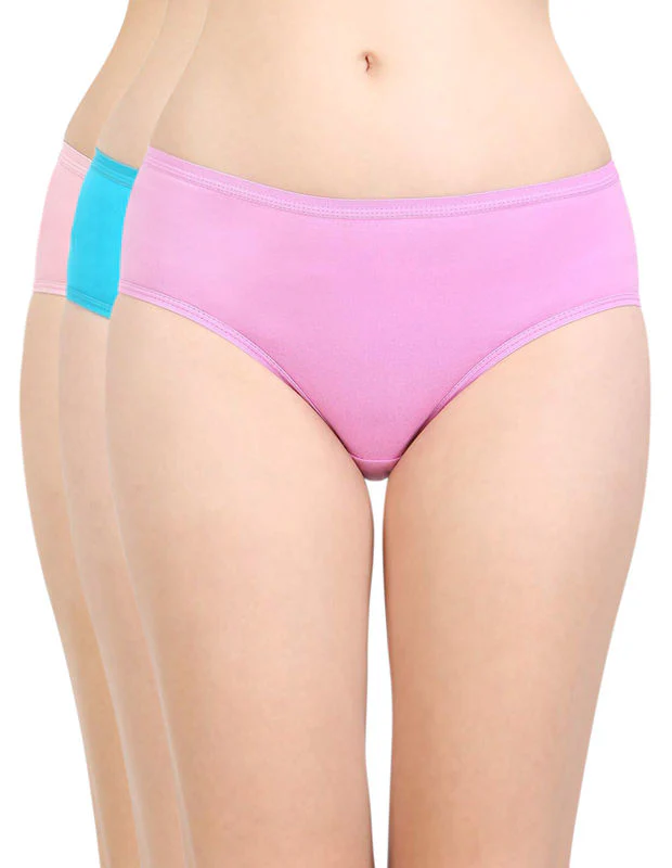 BODYCARE Women's Classic Cotton Panties - 26C (Set of 3)