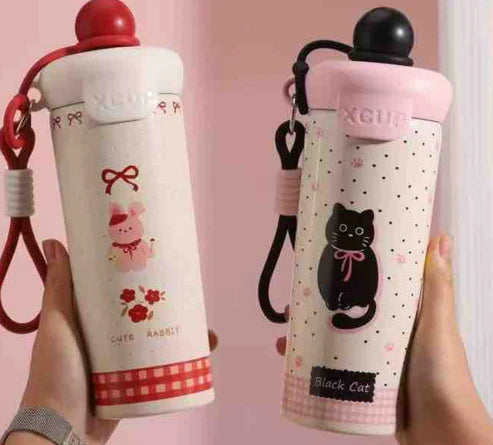 Pinteresty Insulated Steel Sipper Bottle