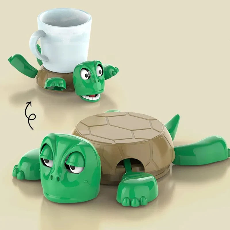 Turtle Cup Holder, Turtle Coaster with Funny Expression