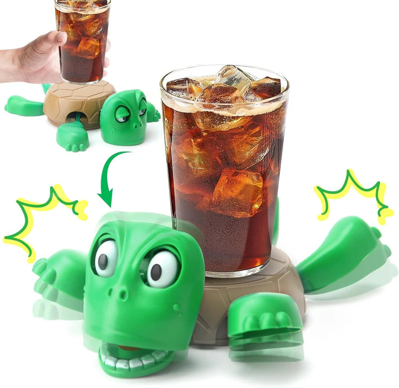 Turtle Cup Holder, Turtle Coaster with Funny Expression