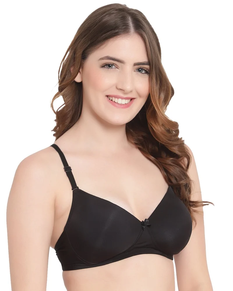ILARIA Golden Padded Non-Wired Full Coverage Multiway T-shirt Bra