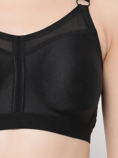 Non Padded Non Wired Spacer Cup Full Coverage Bra - Cotton